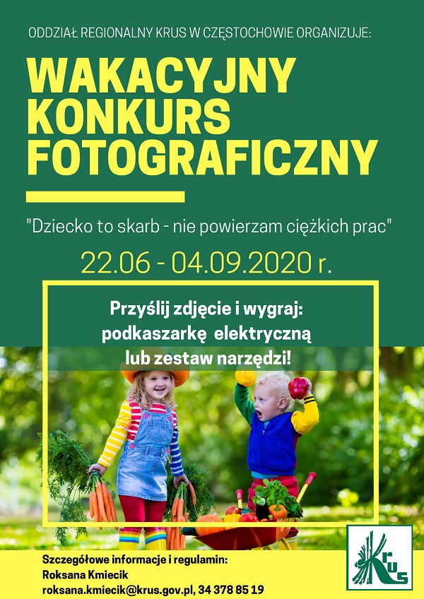 Zapraszamy rolników do udziału w Wakacyjnym Konkursie Fotograficznym